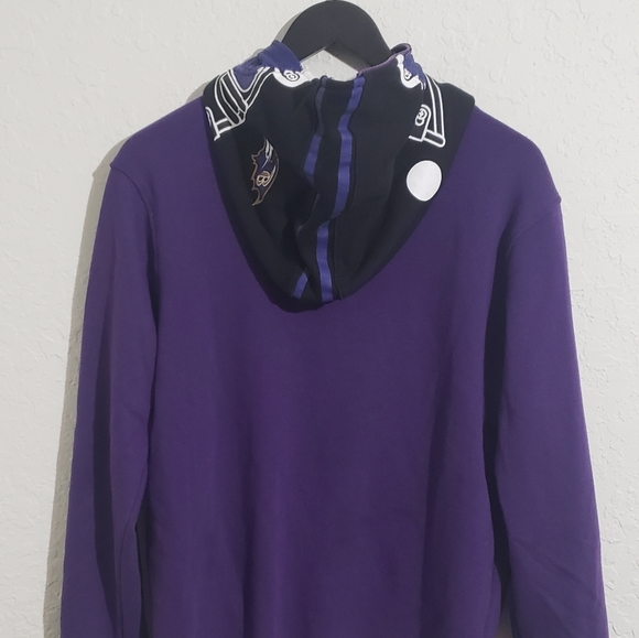 Youth NFL Baltimore Ravens Full Zip Hoodie - Picture 4 of 7